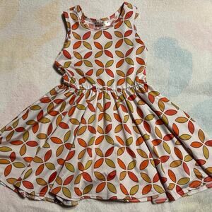 Dot Dot Smile Dresses Brown and Orange Leaf Pattern Tank Top Size 2T